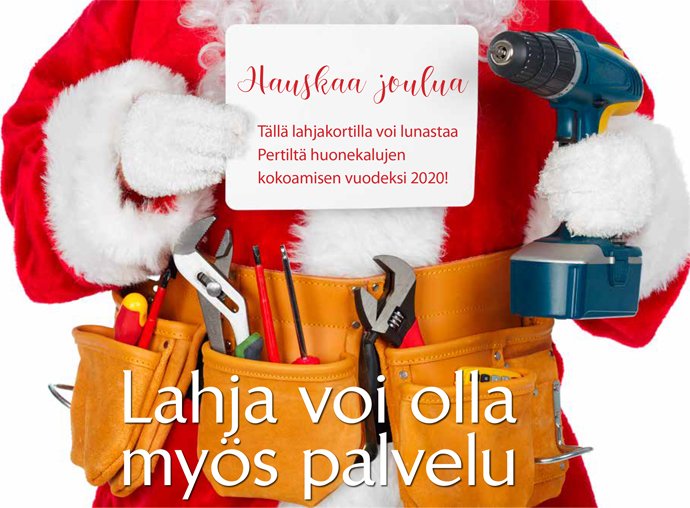 Lahja voi olla myös palvelu